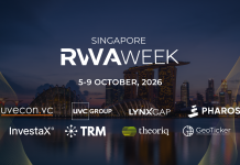 RWA WEEK Singapore Announces New Wave of Institutional Speakers as October Event Draws Closer